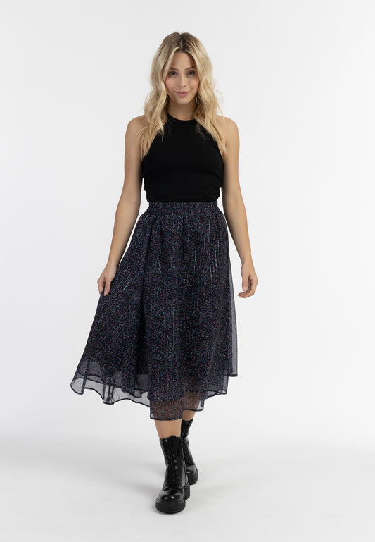 DreiMaster Vintage women's midi skirt with floral print