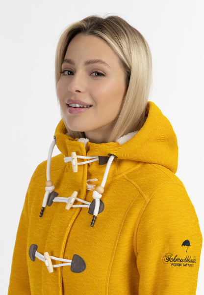 Schmuddelwedda women's knit fleece duffle coat