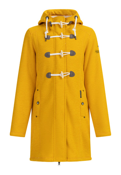 Schmuddelwedda women's knit fleece duffle coat
