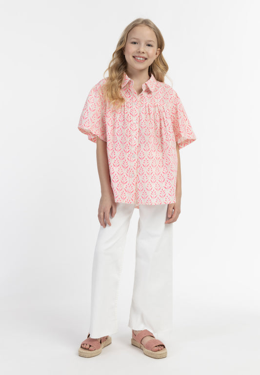 IZIA girl's short sleeve blouse