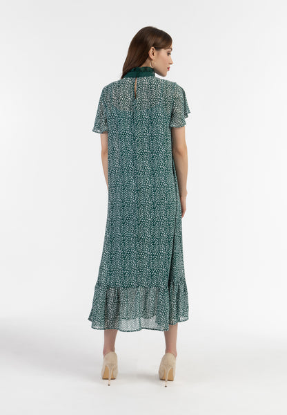 faina women's chiffon midi dress