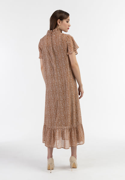 faina women's chiffon midi dress