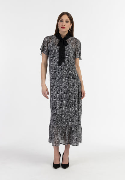 faina women's chiffon midi dress