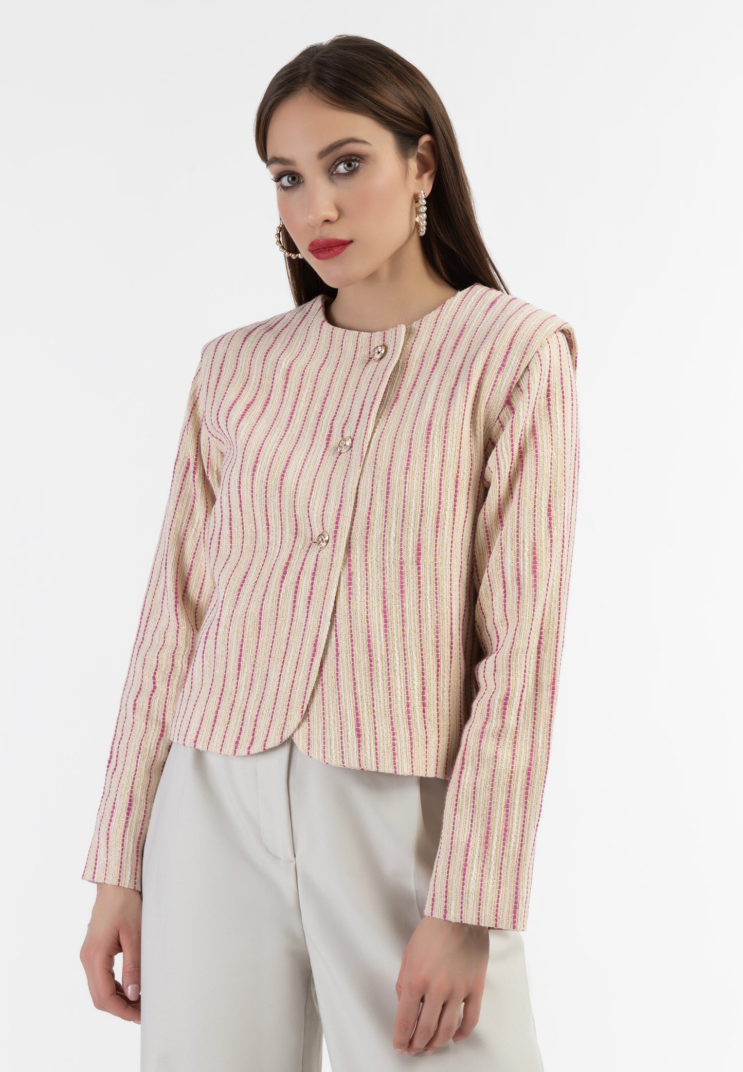 faina women's short blazer jacket