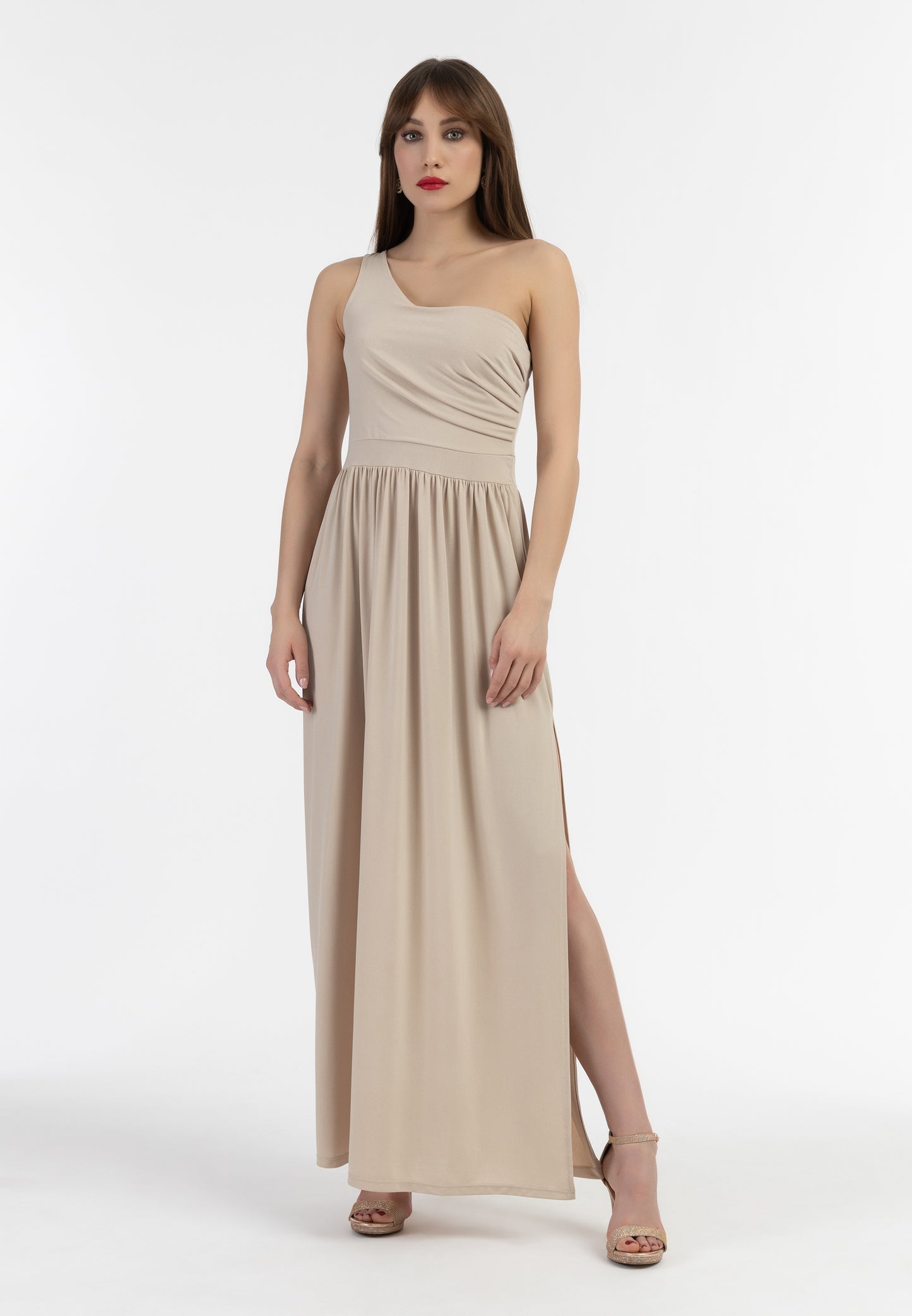 faina women's one-shoulder maxi dress