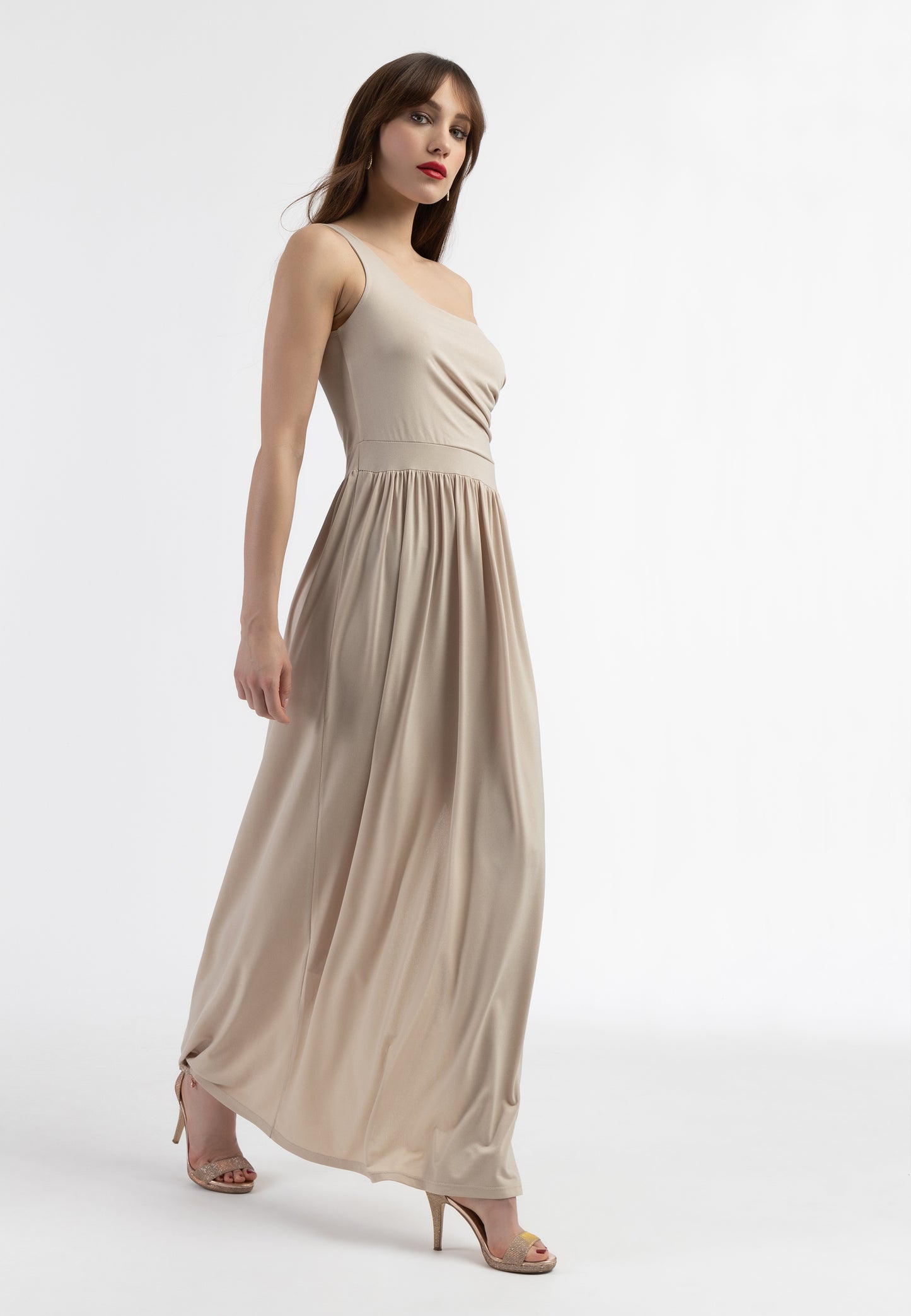 faina women's one-shoulder maxi dress