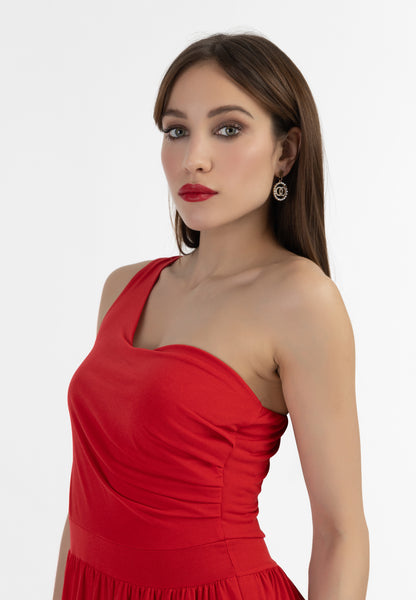 faina women's one-shoulder maxi dress