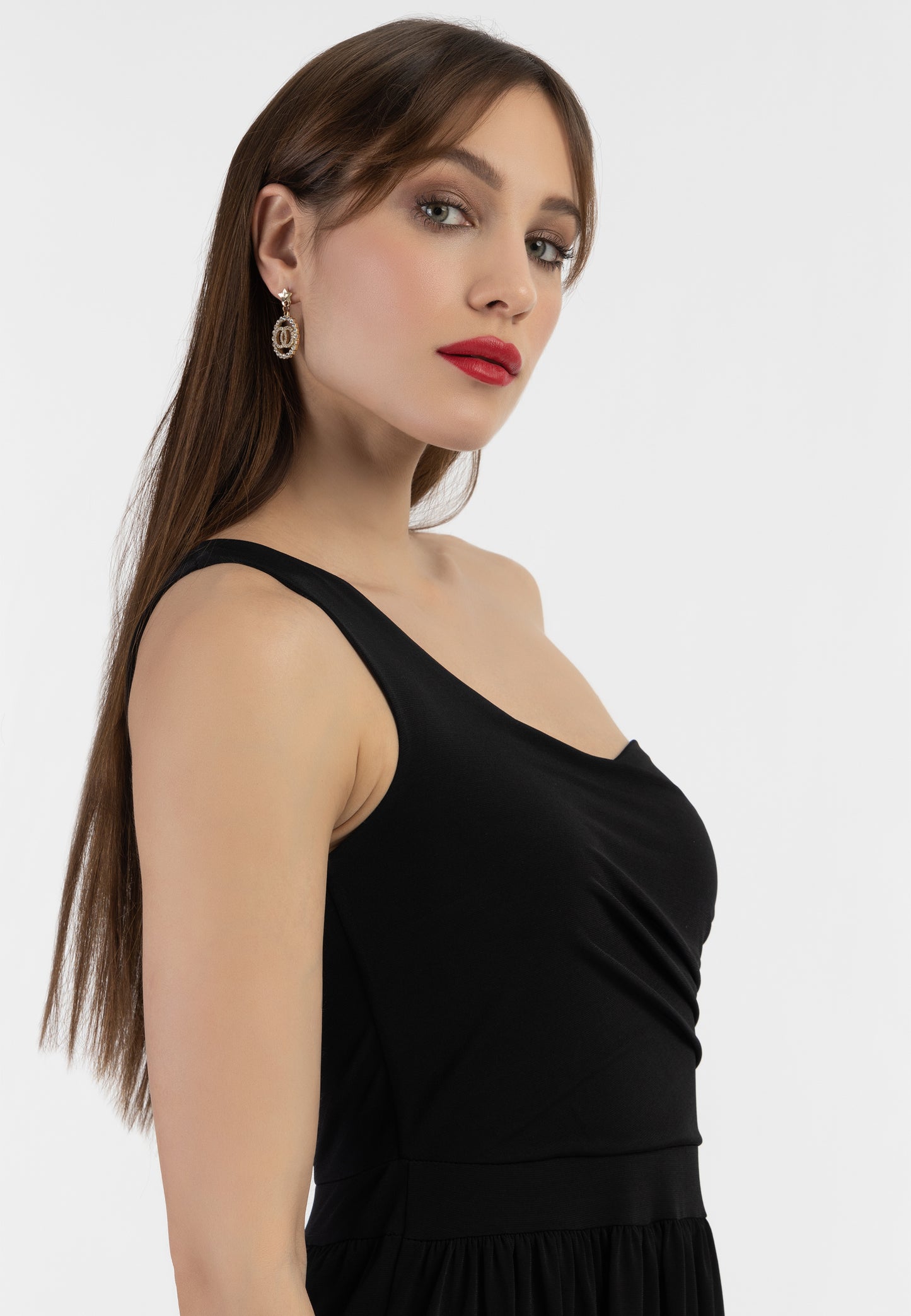 faina women's one-shoulder maxi dress