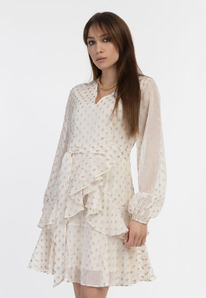 faina women's dress with embroidery