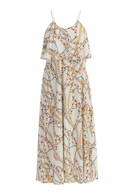 faina Women's Maxi Dress With All-Over Print
