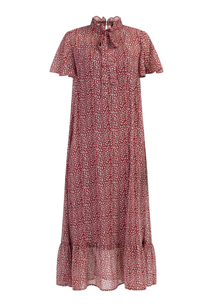 faina women's chiffon midi dress