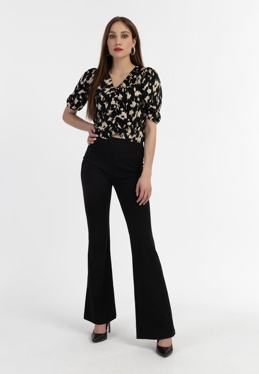 faina women's draped blouse shirt