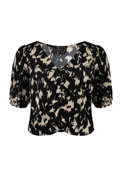 faina women's draped blouse shirt