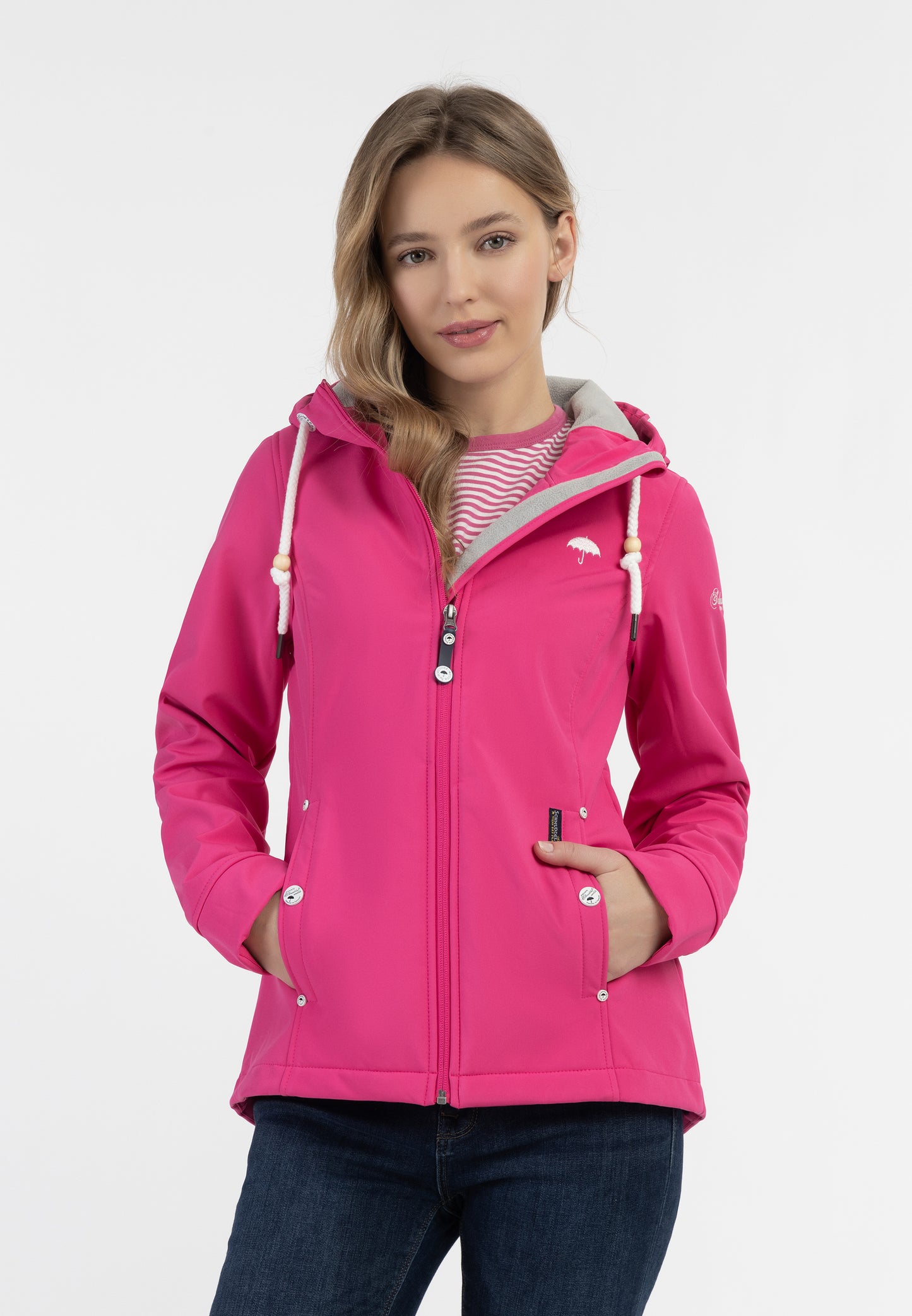 Schmuddelwedda women's softshell jacket with magic print