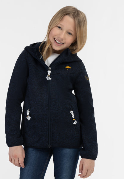 Schmuddelwedda girl's knitted fleece blouson jacket