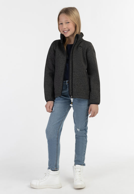 Schmuddelwedda girl's knitted fleece jacket