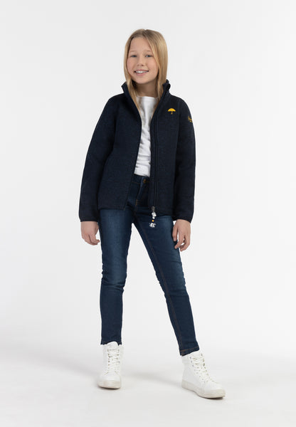 Schmuddelwedda girl's knitted fleece jacket