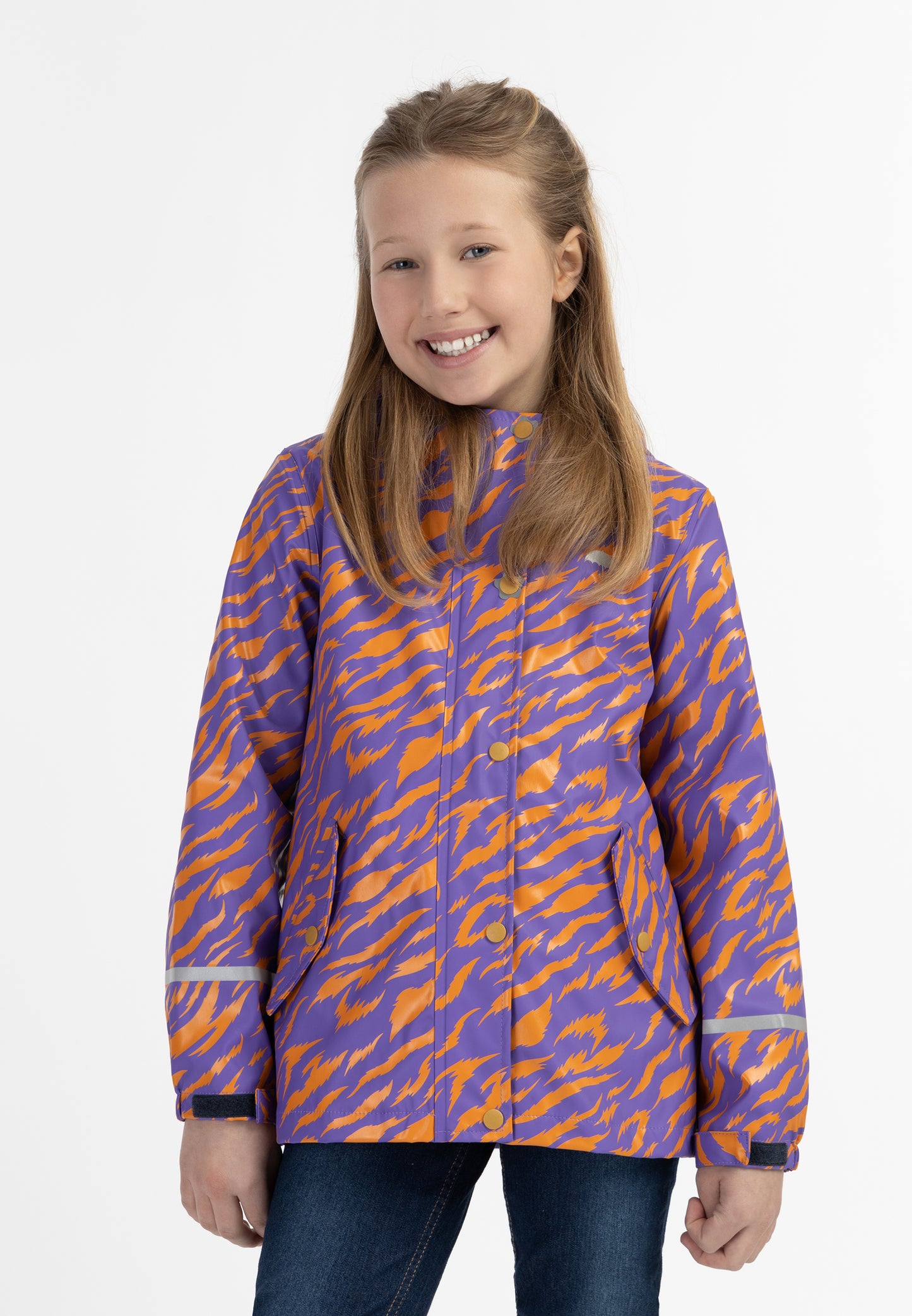 Schmuddelwedda girl's rain coat with print