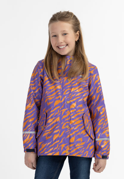 Schmuddelwedda girl's rain coat with print