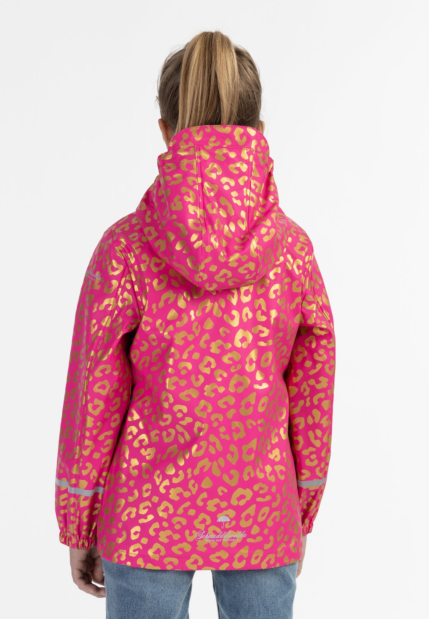 Schmuddelwedda girl's rain coat with print