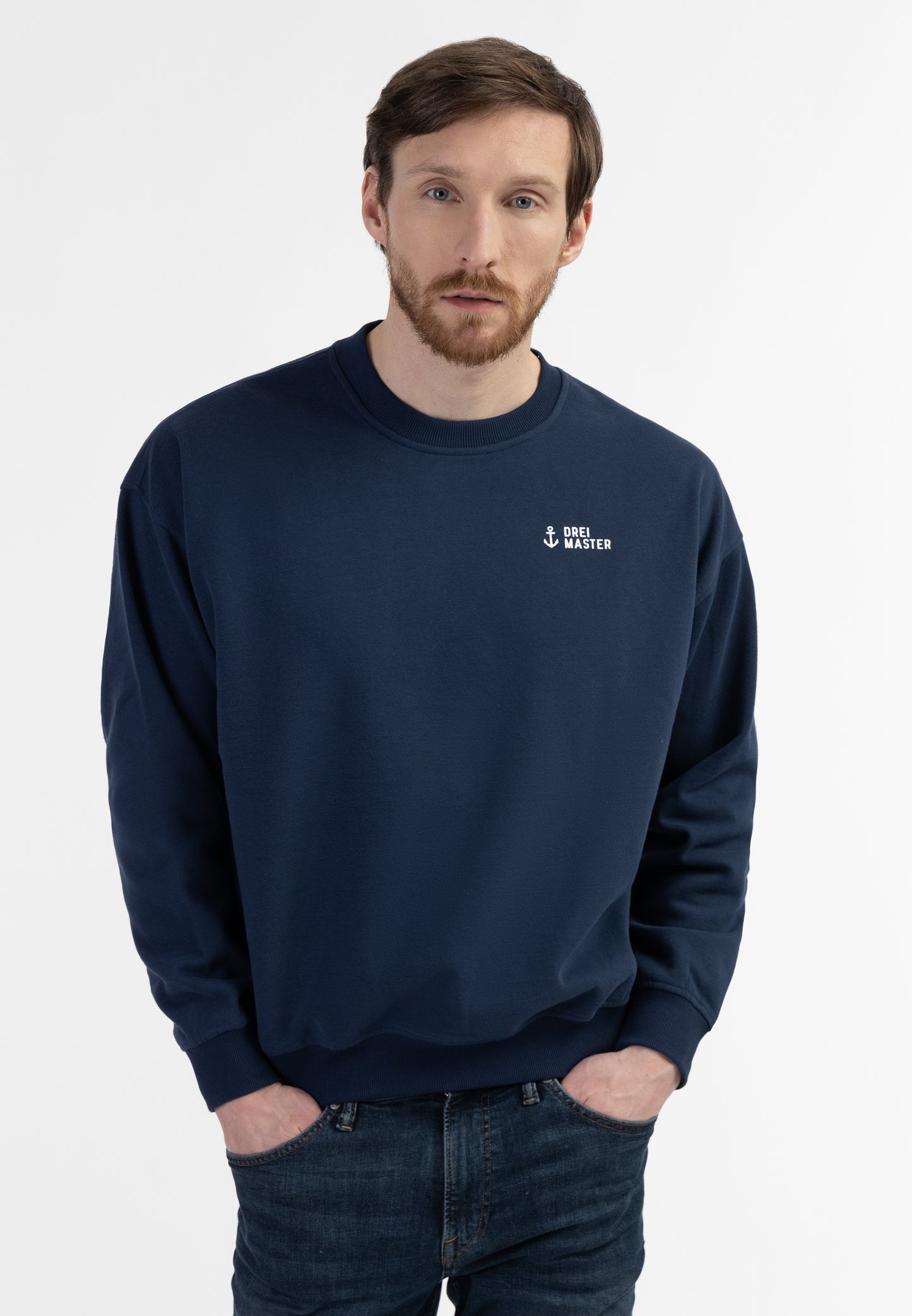 DreiMaster Maritim męska bluza oversize