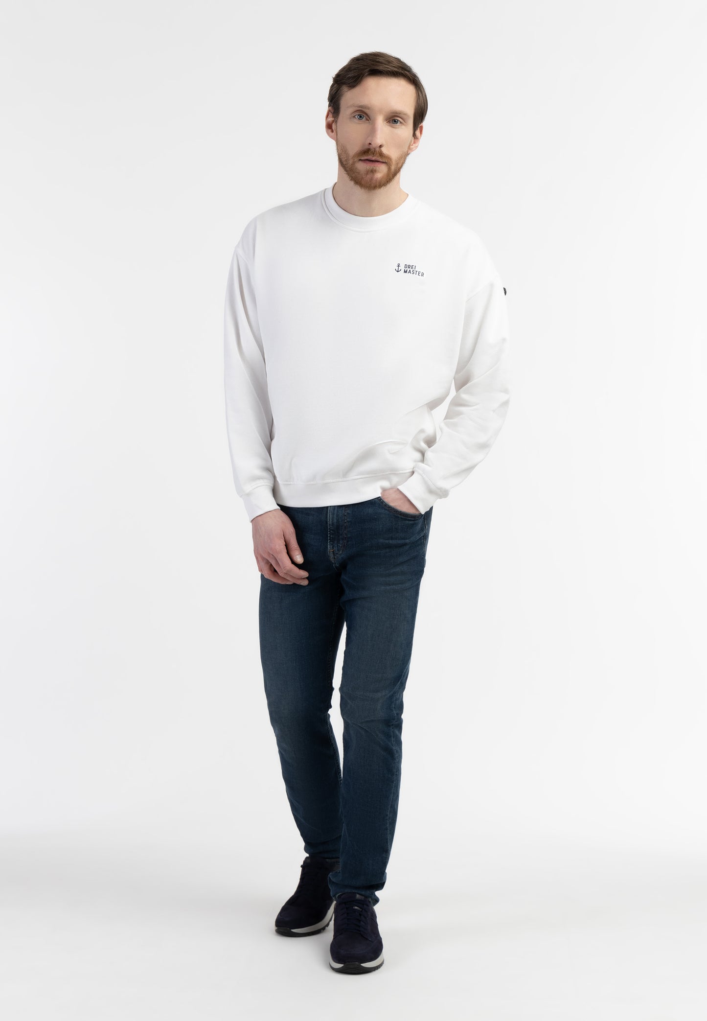 DreiMaster Maritim męska bluza oversize