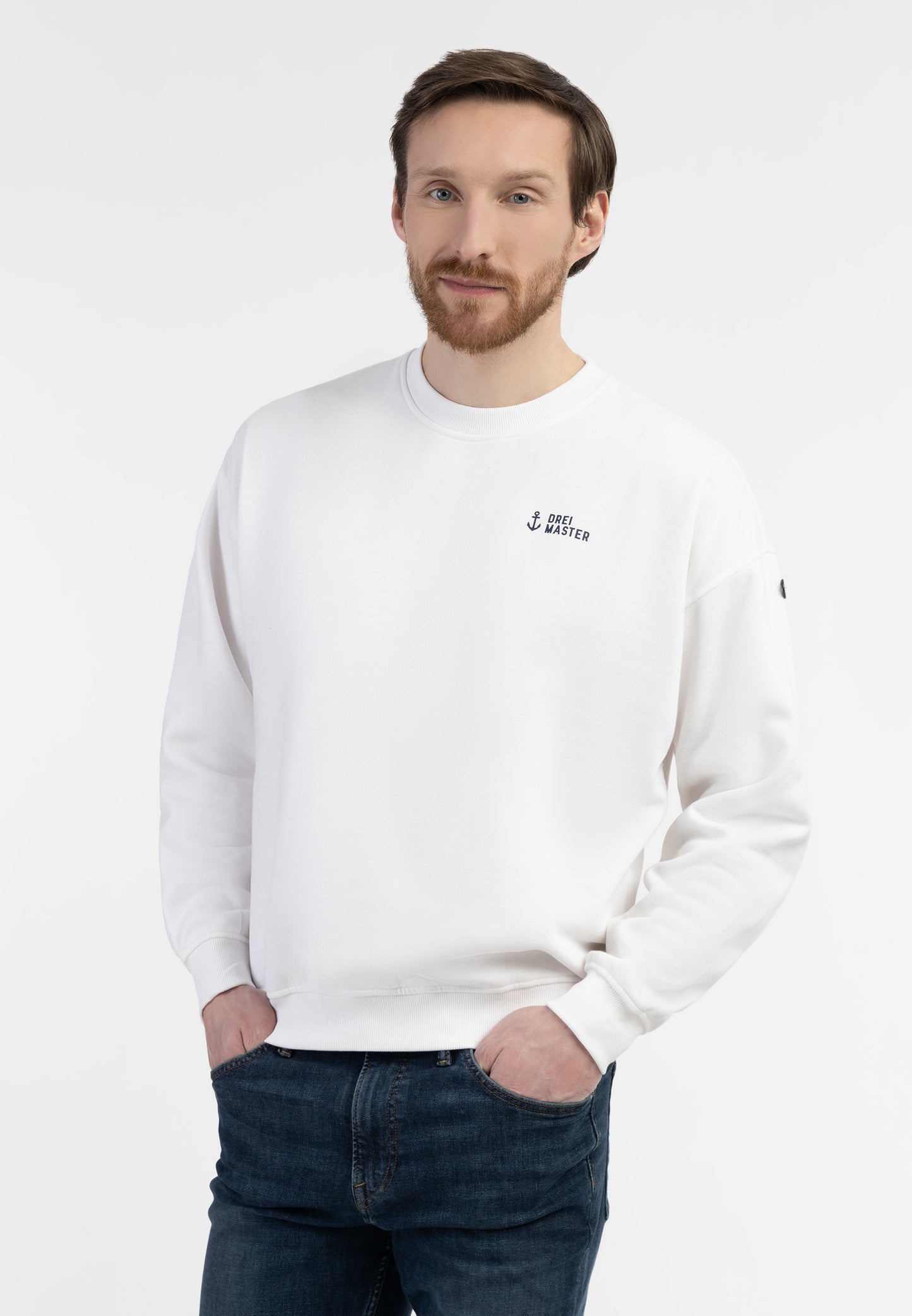 DreiMaster Maritim męska bluza oversize