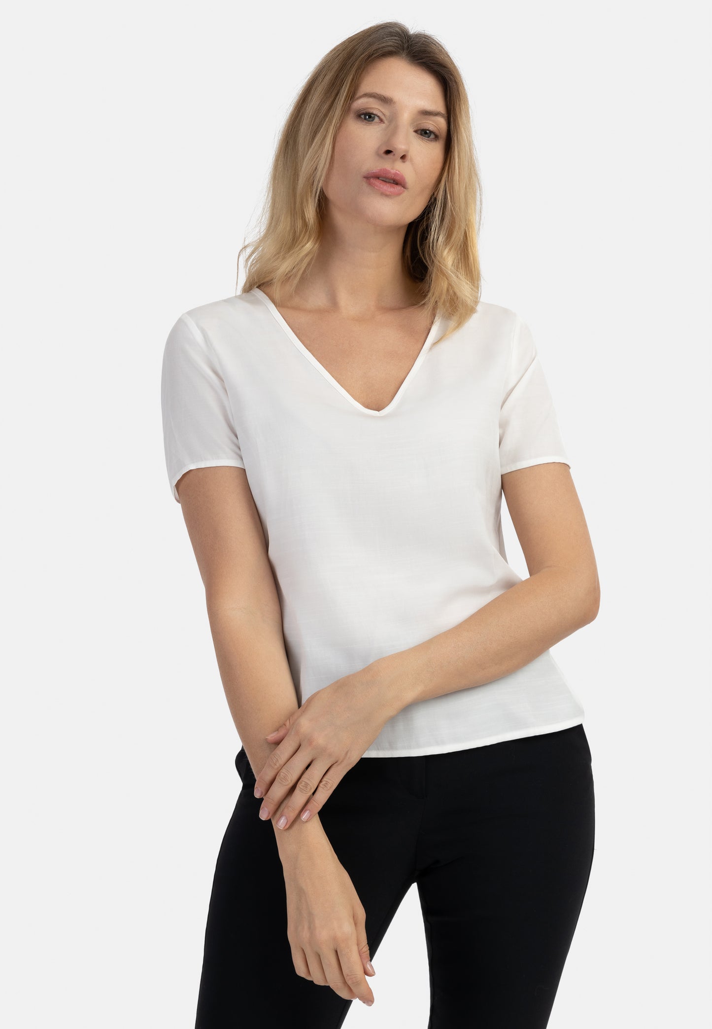 usha WHITE LABEL women's blouse shirt