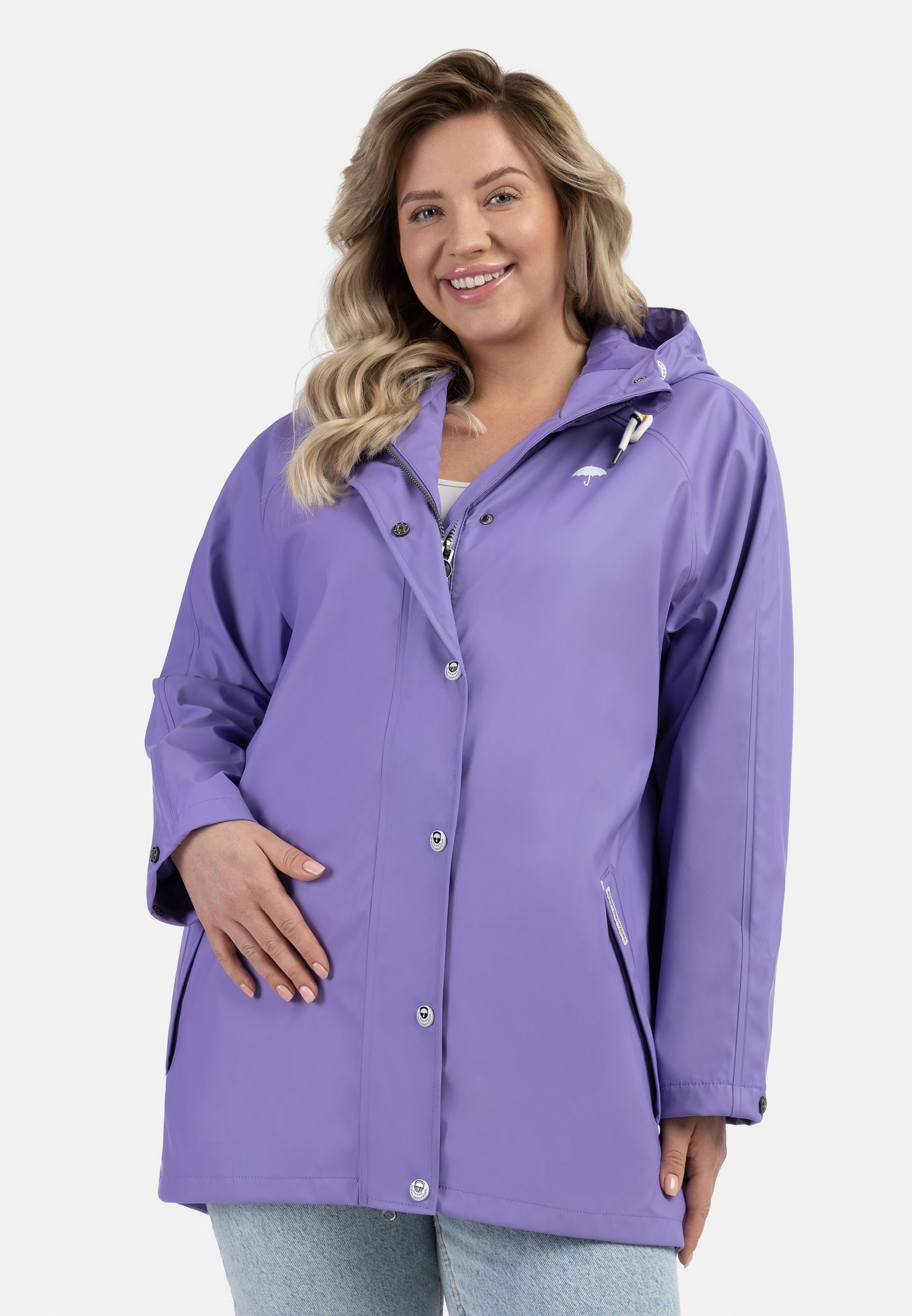Schmuddelwedda women's plus size rain coat