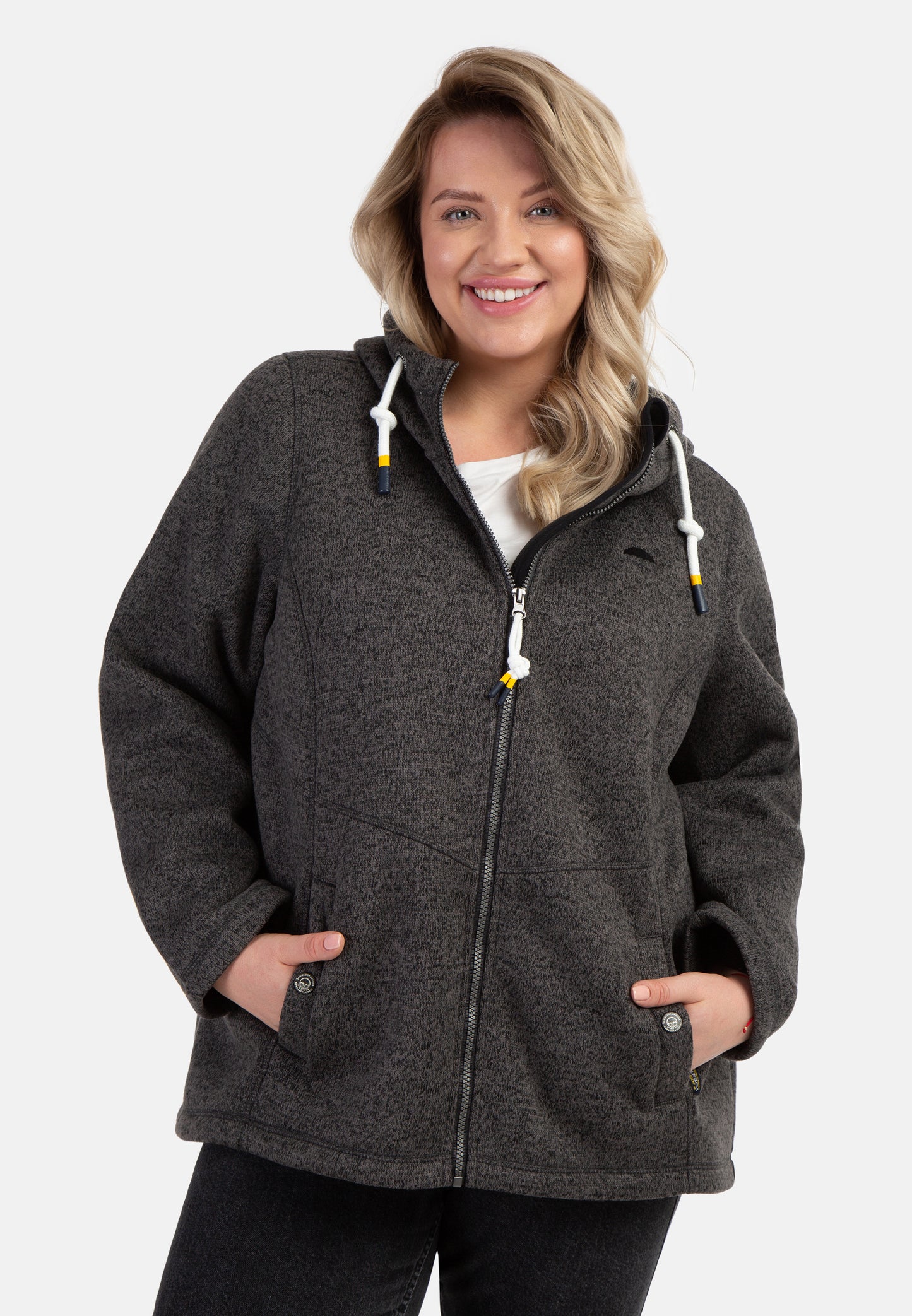 Schmuddelwedda women's knitted fleece jacket