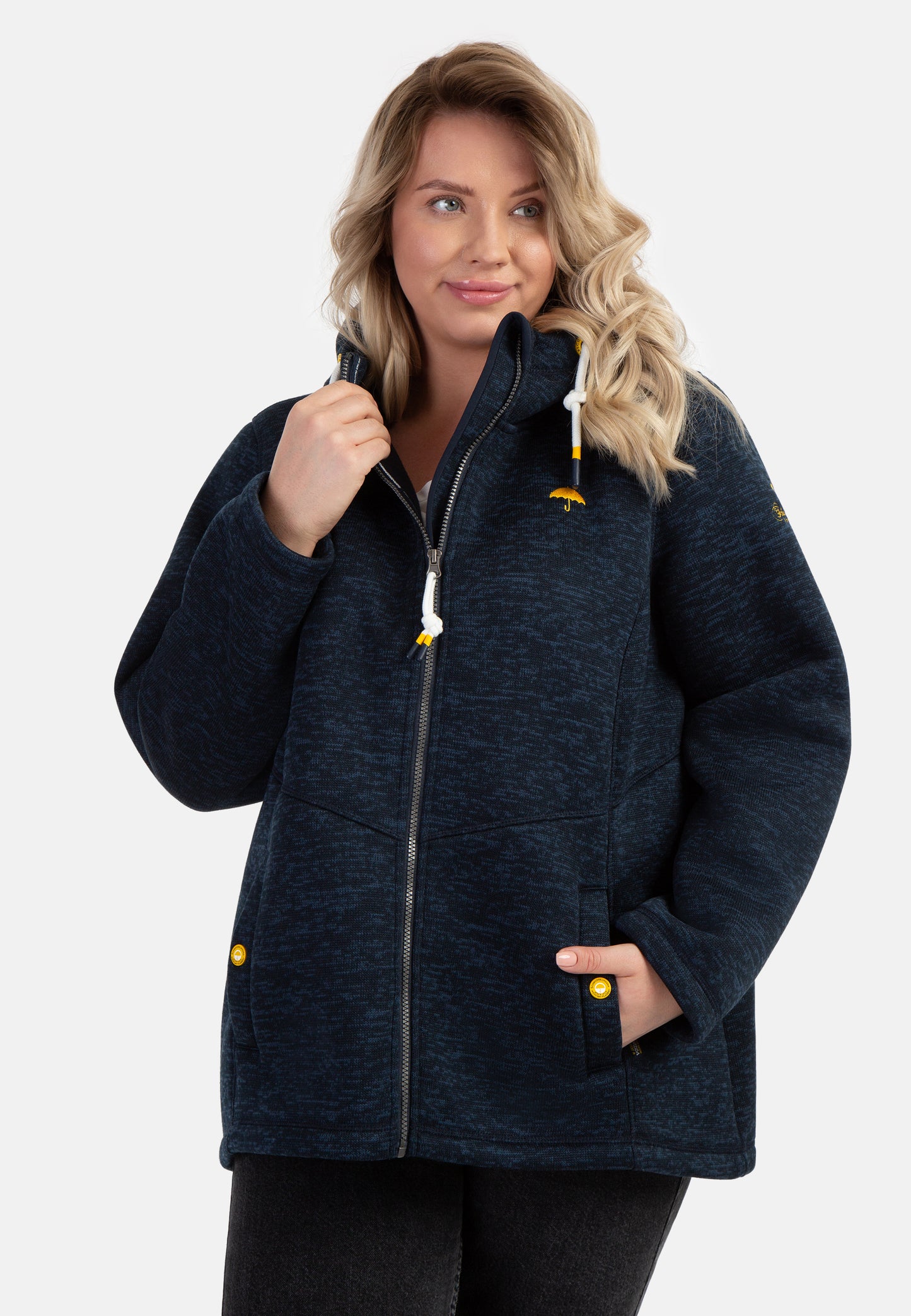 Schmuddelwedda women's knitted fleece jacket