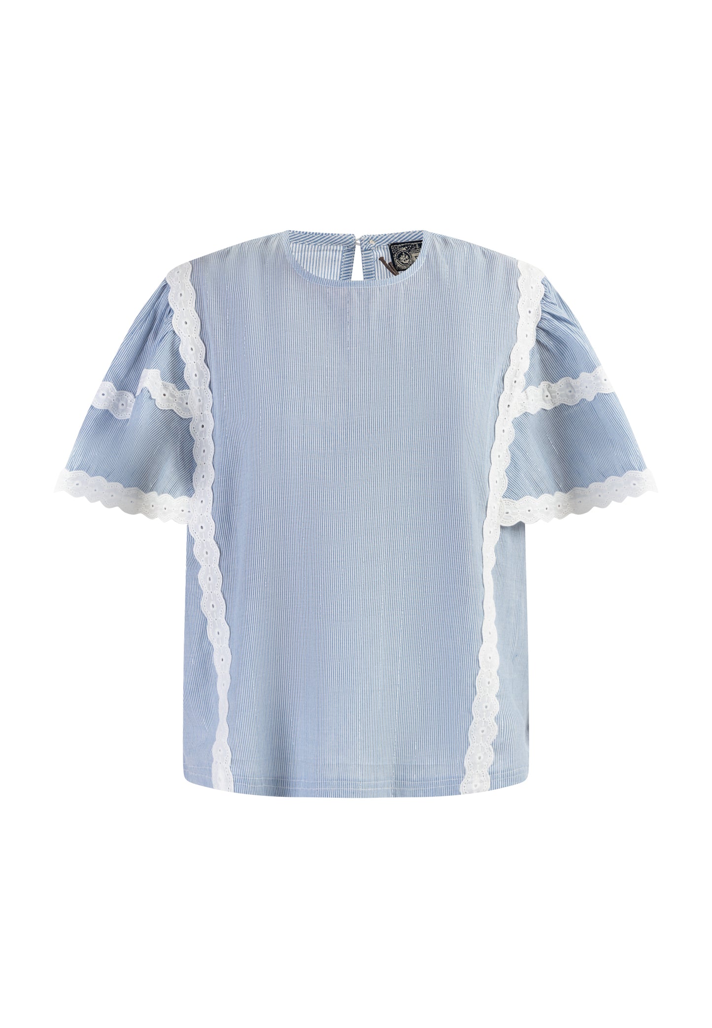 DreiMaster Vintage women's blouse shirt with lace