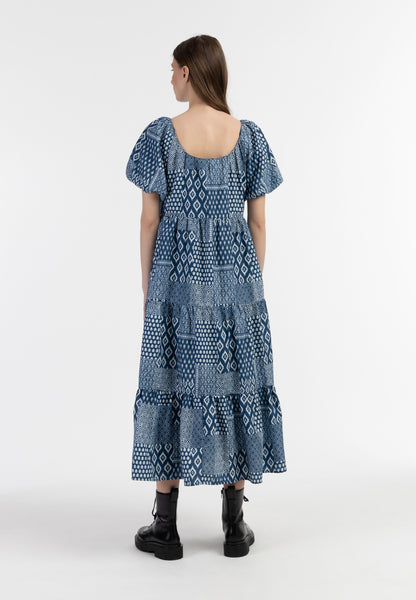 DreiMaster Vintage women's short sleeve maxi dress