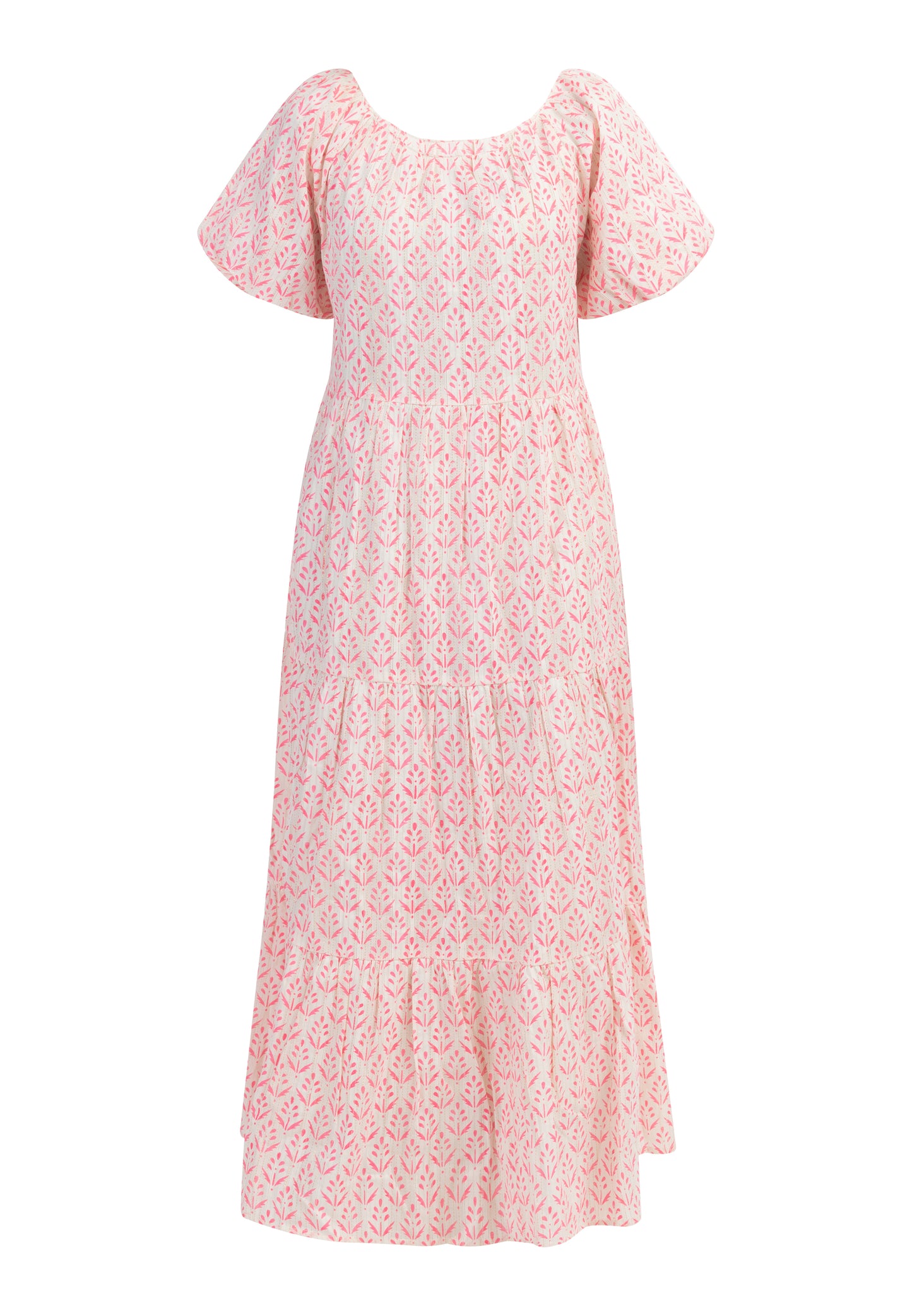 IZIA women's short sleeve maxi dress