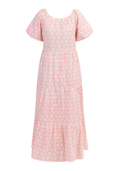 IZIA women's short sleeve maxi dress