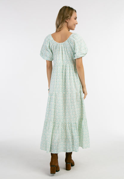 IZIA women's short sleeve maxi dress
