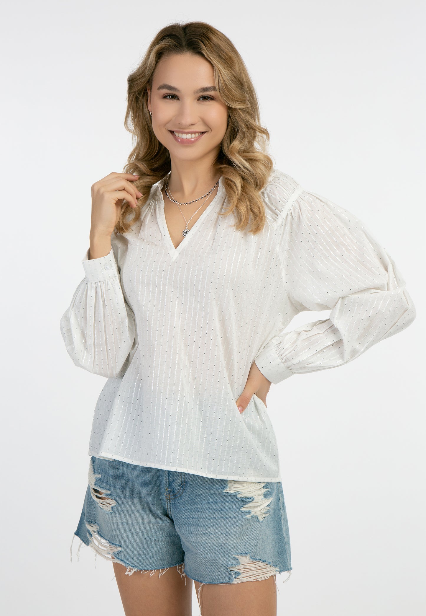 IZIA women's long sleeve blouse