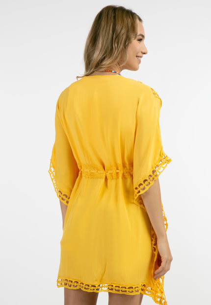 IZIA Kimono damskie z koronką