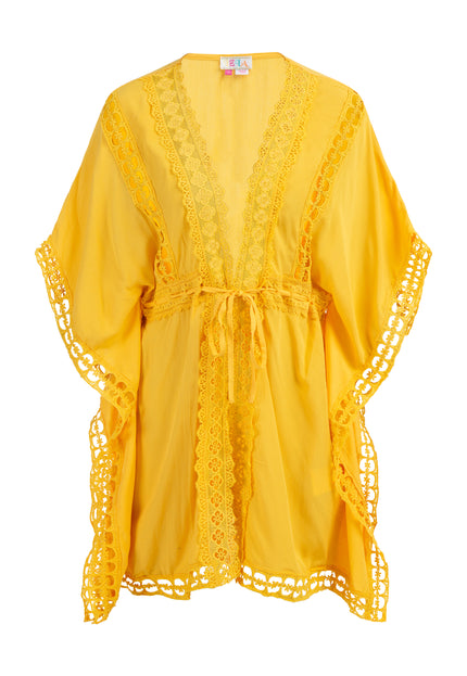 IZIA Kimono damskie z koronką