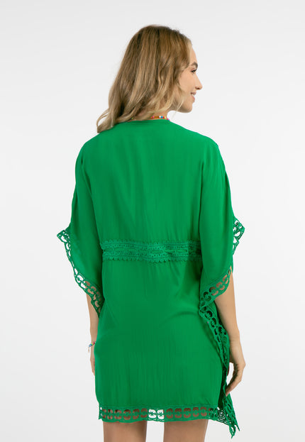 IZIA Kimono damskie z koronką