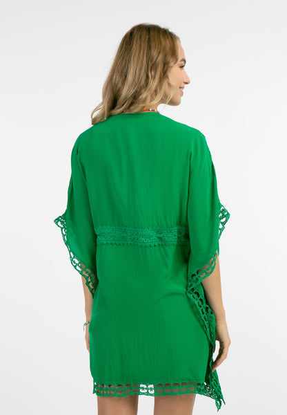 IZIA women's kimono with hole lace