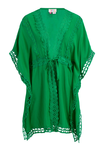 IZIA Kimono damskie z koronką