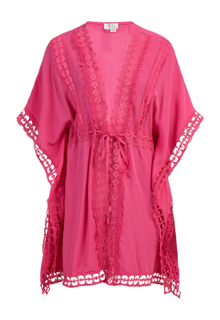 IZIA Kimono damskie z koronką