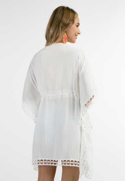 IZIA Kimono damskie z koronką