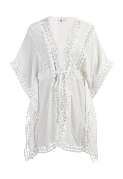 IZIA Kimono damskie z koronką