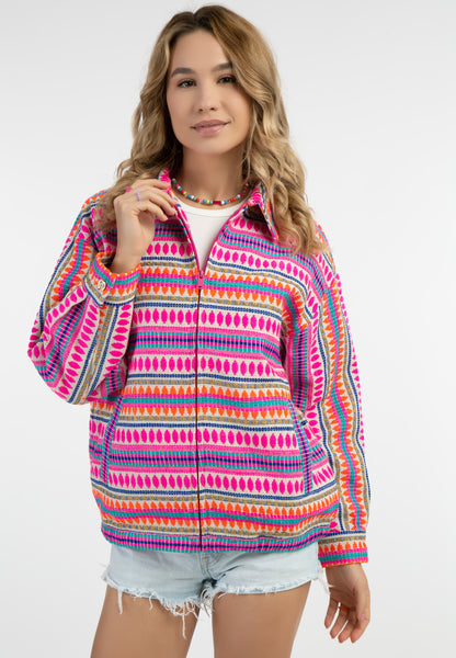 IZIA women's oversized bomber jacket