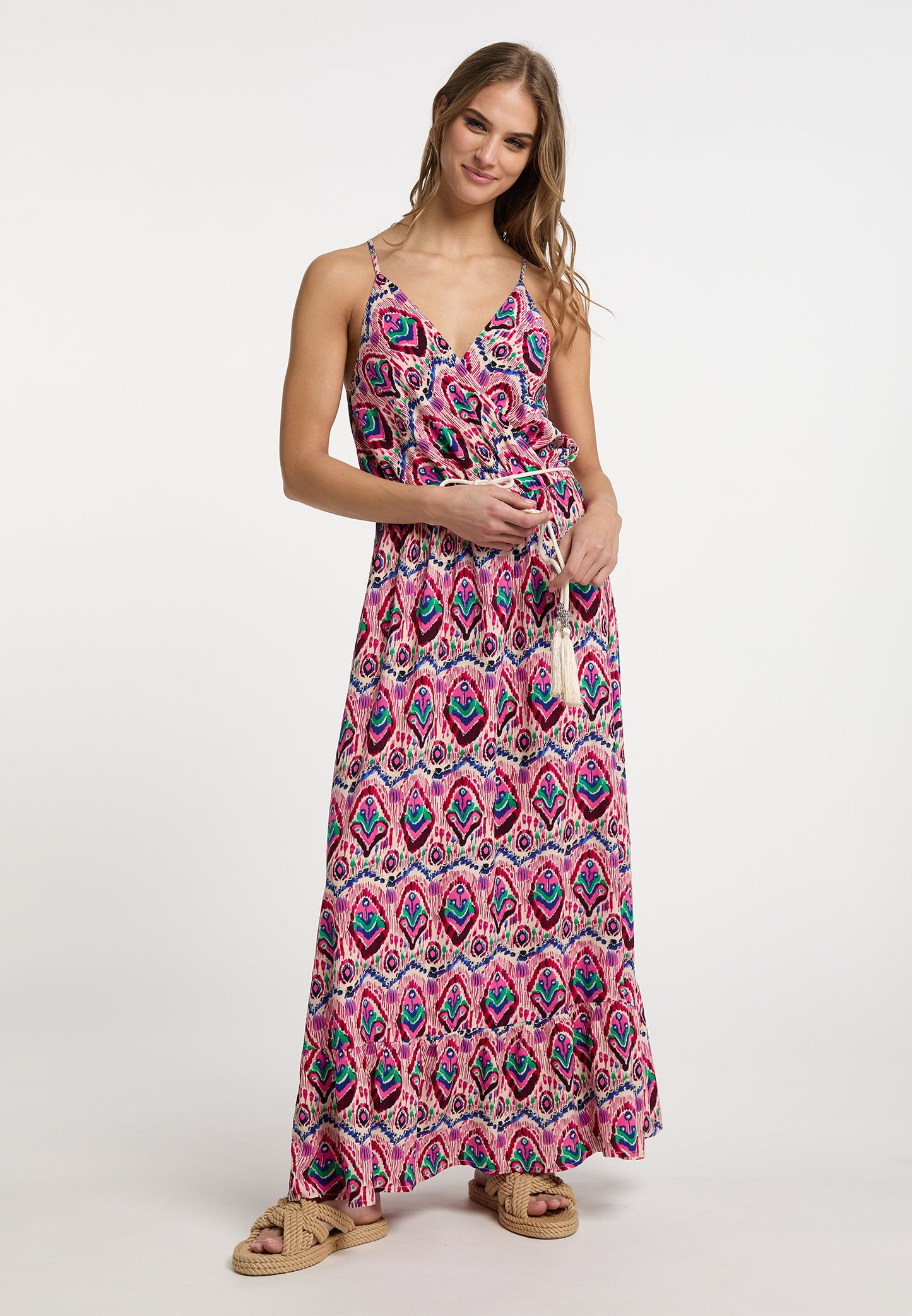 IZIA women's maxi dress with all-over print