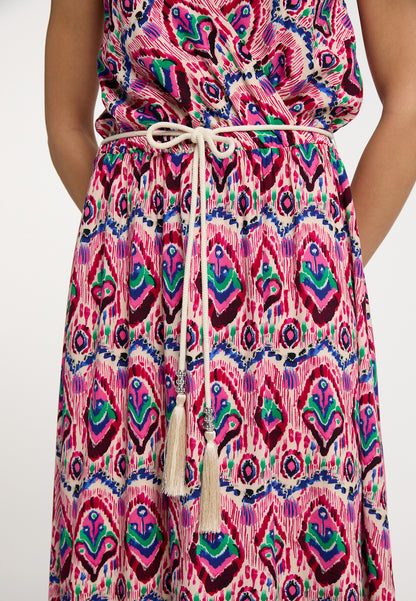 IZIA women's maxi dress with all-over print