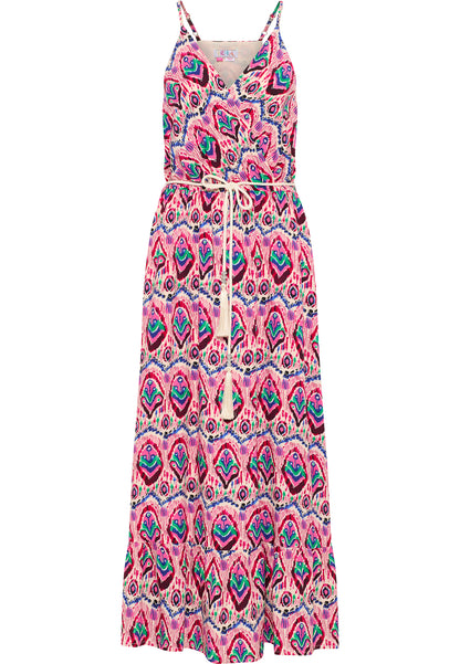 IZIA women's maxi dress with all-over print