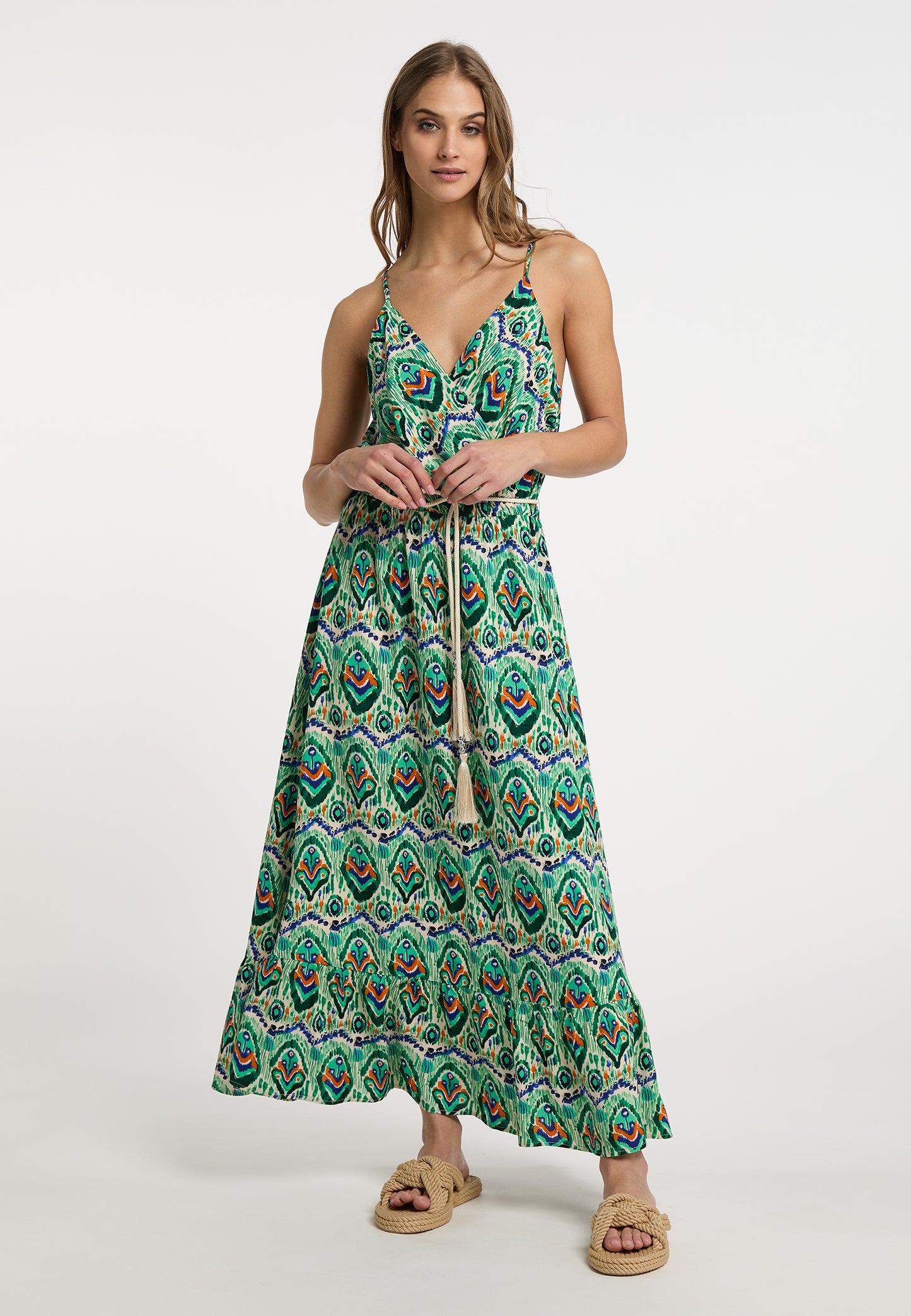 IZIA women's maxi dress with all-over print